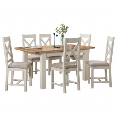Dorset Painted 2 Leaf Extension Dining Table